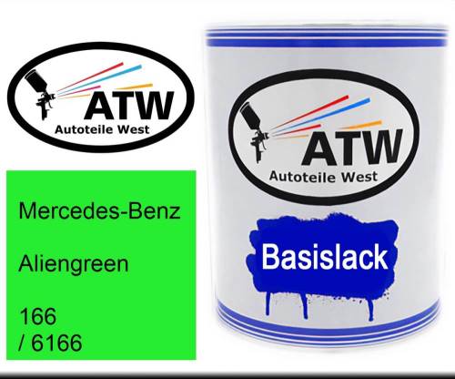 Mercedes-Benz, Aliengreen, 166 / 6166: 1L Lackdose, von ATW Autoteile West.